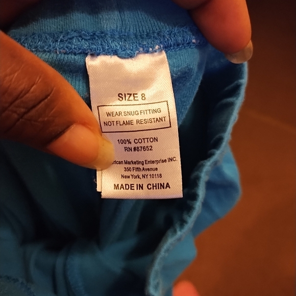 M&M'S & Marvel 100% Cotton Graphic Top Mix Match Blue Kids Pajama Set Size XXS - Picture 4 of 5